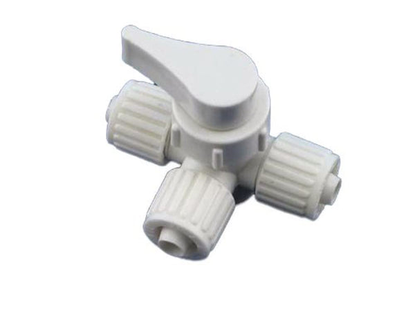 Flair-It Plastic 3 Way WTR HTR Bypass Valve, 0.375" Size