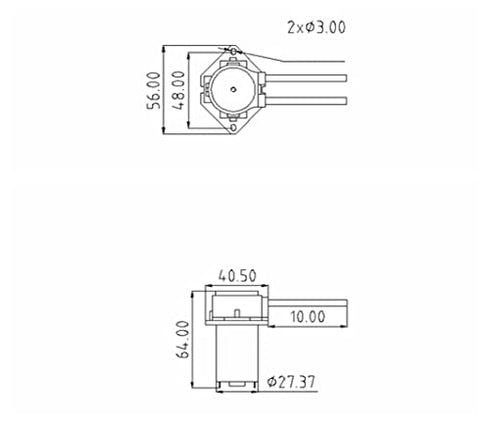 Peristaltic Liquid Pump, 12V DC Hose Pump Dosing Head with Silicone Tubing