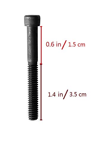 Socket Head Cap Screw - 1/4-20 x 2, Alloy Steel, Black Oxide, Hex Socket, 10 Count