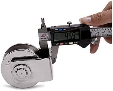 Chiloskit Heavy Duty Pulley Block with Bracket for Rope, 2 inch 304 Stainless Steel, 660 lbs Capacity