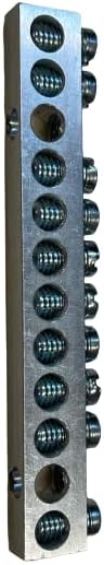 10 Terminal Ground Bar (Max 1 AWG) by South Bend Components