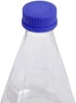 3 Pieces Pastein 1000ml Graduated Narrow Mouth Erlenmeyer Glass Flask Bottle with GL45 Screw Cap (Blue)