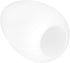 5.90X3.14 Inch Frosted Glass Lampshade Water Drop Shape Indoor Light Cover Lamp Shade Replacement for Table Pendant