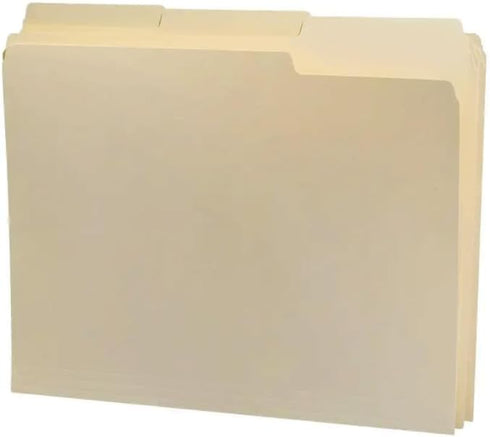 Letter Size Manila File Folder 1/3 Cut – 12PC
