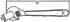Wright Tool 9AG10 10" Adjustable Wrench, 1-3/8" Max Capacity, Cushion Grip, Cobalt Finish