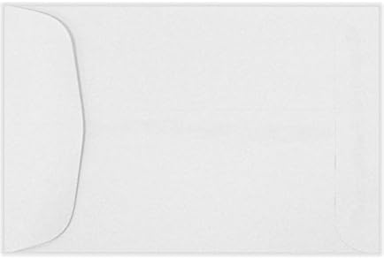 LUXPaper Open End Envelopes | 4 5/8" x 6 3/4" | Bright White | 24lb. Text | 250 Qty