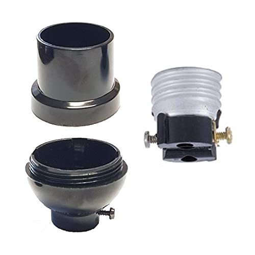 B&P Lamp Keyless Table Lamp Wiring Kit with Plastic Socket and Rotary Switch Lamp Cord