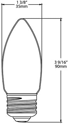RAB Lighting B11-5-E26-927-F-C Outdoor Clear LED Lamp