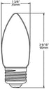 RAB Lighting B11-5-E26-927-F-C Outdoor Clear LED Lamp