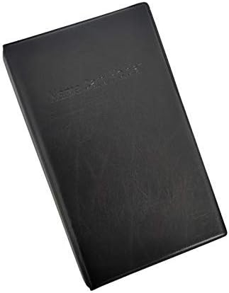 ZUFECY Business Card Organizer, Portable Holder Book for 120 Cards with Binder File Sleeve Storage