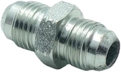 1 Piece 3/8" Male JIC 37° (9/16"-18) x 3/8" Male JIC 37° (9/16"-18) Flare Straight Union Adapter Hydraulic Fitting by CDQBWKJGFJ