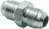 1 Piece 3/8" Male JIC 37° (9/16"-18) x 3/8" Male JIC 37° (9/16"-18) Flare Straight Union Adapter Hydraulic Fitting by CDQBWKJGFJ