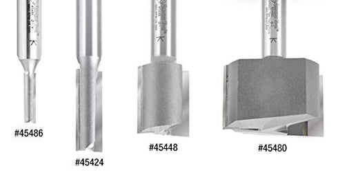 Amana Tool - 45427-01 Carbide Tipped Straight Plunge 1/2 Dia x 2-1/2 x 1/2" Shank