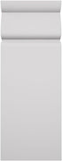 2 1/2"W x 6 1/2"H x 1"P Americraft Solid Paint Grade Wood