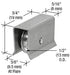 CRL Heavy Duty Ball Bearing Wheel Assembly for CRL H-Bar