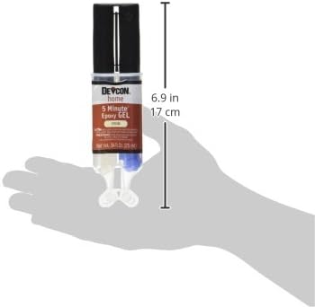 Devcon 21045 5 Minute Gel Epoxy Cream Colored, 25 Milliliter