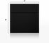 LUXPaper Square Invitation Envelopes, Peel & Press, 6" x 6", Black Linen, 50 Qty