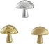 SANCHAKOU 4 Pack Dresser Knobs Brass Shoe Cabinet Bedside Table Mushroom Handle Wardrobe Door Handle Drawer Cabinet
