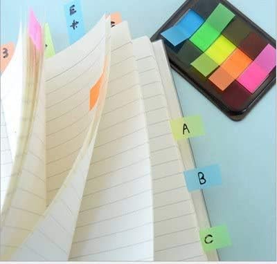 iMagitek 3 Sheet Neon Index Tabs Flags - Page Markers Sticky Notes with Box, 300 Pieces