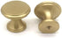 SANCHAKOU 2 Pack Gold Cabinet Knobs Bedside Table Cabinet Wardrobe Shoe Cabinet Drawer Handle Single Hole