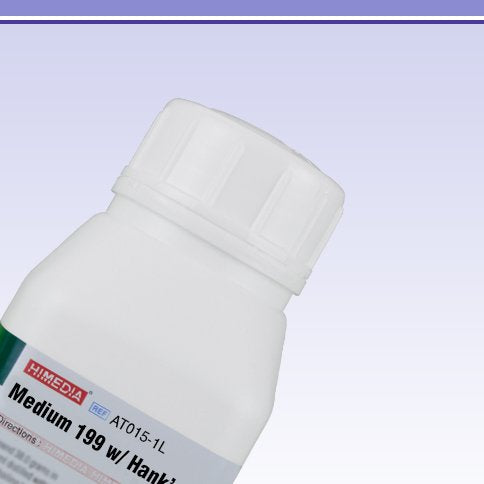 Medium 199 with Hank’s Salts and L-Glutamine by HiMedia, 1 L, without Sodium Bicarbonate