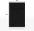 LUXPaper #1 Coin Envelopes, Midnight Black, 250 Qty