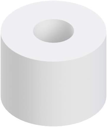 Nylon Spacer 3/8" Thick, 1/2" OD, 0.194" ID - 50 Pack for VEX Robotics