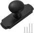 PILYON Cabinet Knobs 2 Pack Cabinet Door Knob Gold Black Bedside Table Handle