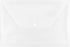 JAM PAPER Plastic Envelopes with Snap Closure - Legal Booklet - Clear - 12/Pack