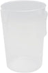 Othmro 2000ml Measuring Cup, Plastic Graduated Beaker with Handle for Lab Kitchen Liquids, 2pcs