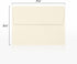 LUXPaper A7 Invitation Envelopes, Peel & Press, 5 1/4" x 7 1/4", Natural, 80lb Text, 50 Qty