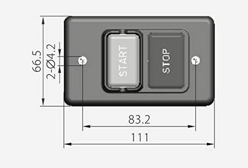 HQRP On/Off Switch for Jet 994542, Compatible with Table Saw, Router Table, Drill Press, Grinder 110/220 Volt
