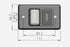 HQRP On/Off Switch for Jet 994542, Compatible with Table Saw, Router Table, Drill Press, Grinder 110/220 Volt