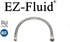 EZ-Fluid (2) 20" Water Supply Line, 1/2" Fip x 3/8" Comp LF, Universal Stainless Steel Braided Faucet Water Supply Hose
