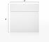 LUXPaper Square Invitation Envelopes - Peel & Press, 6" x 6", White, 100% Recycled, 80lb. Text, 50 Qty