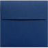 LUXPaper Square Invitation Envelopes, Peel & Press, Navy Blue, 3 1/4" x 3 1/4", 50 Qty