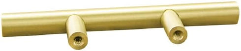 SANCHAKOU 4 Pack 33Mm Gold Cabinet Knobs Wardrobe Bedside Table Handle Shoe Cabinet Gold Copper Handle