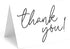 5x7 Red Door Inspirations Thank you Note Cards with Envelopes (Black and White Thank You)