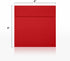 LUXPaper Square Invitation Envelopes | 6" x 6" | Ruby Red | Peel & Press | 80lb. Text | 50 Qty