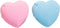 Candy Color Tape Dispenser, Cute Roll Tape Organizer for Desk, Home, Office Supplies, 2Pcs Heart
