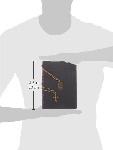 Divinity Boutique Journal, Man of God with Black Cross Charm, Cross Black (22880)