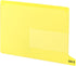 Smead End Tab Poly Out Guide, Two Pocket, Bottom Position Tab, Letter Size, Yellow, 25 per Box (61956)