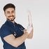 Inspire Medical Gloves, Powder Free Stretch Vinyl Exam Gloves, Disposable Latex Free Cooking Gloves