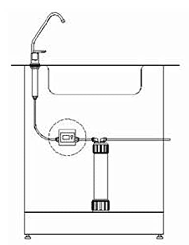 Savant Digital Flow Meter, 3/8" NPT for Water Filter