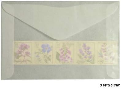 Guardhouse Glassine #4.5 Envelopes, 3 1/8 x 5 1/16” Pack of 300