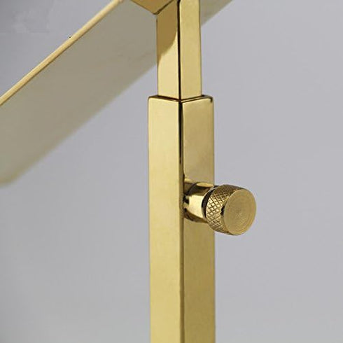 Adjustable Gold Stainless Steel Shoe Display Stand Holder