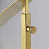 Adjustable Gold Stainless Steel Shoe Display Stand Holder