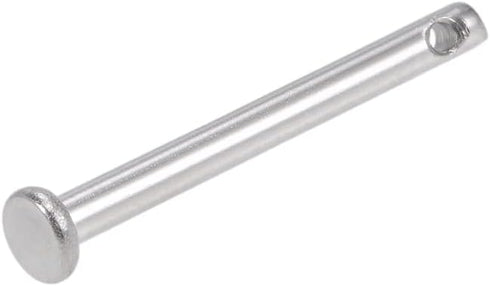 uxcell 20Pcs Single Hole Clevis Pins - 3mm x 30mm Flat Head 304 Stainless Steel Link Hinge Pin