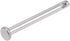uxcell 20Pcs Single Hole Clevis Pins - 3mm x 30mm Flat Head 304 Stainless Steel Link Hinge Pin