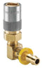 Parker PC216AV-BP Brass Hydraulic 90 and Deg; Coupler Body, 1X2F; 4 Body Size - 1 Each
